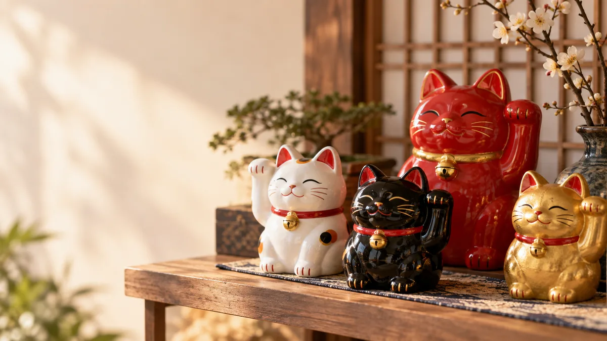 招き猫の色のイメージ