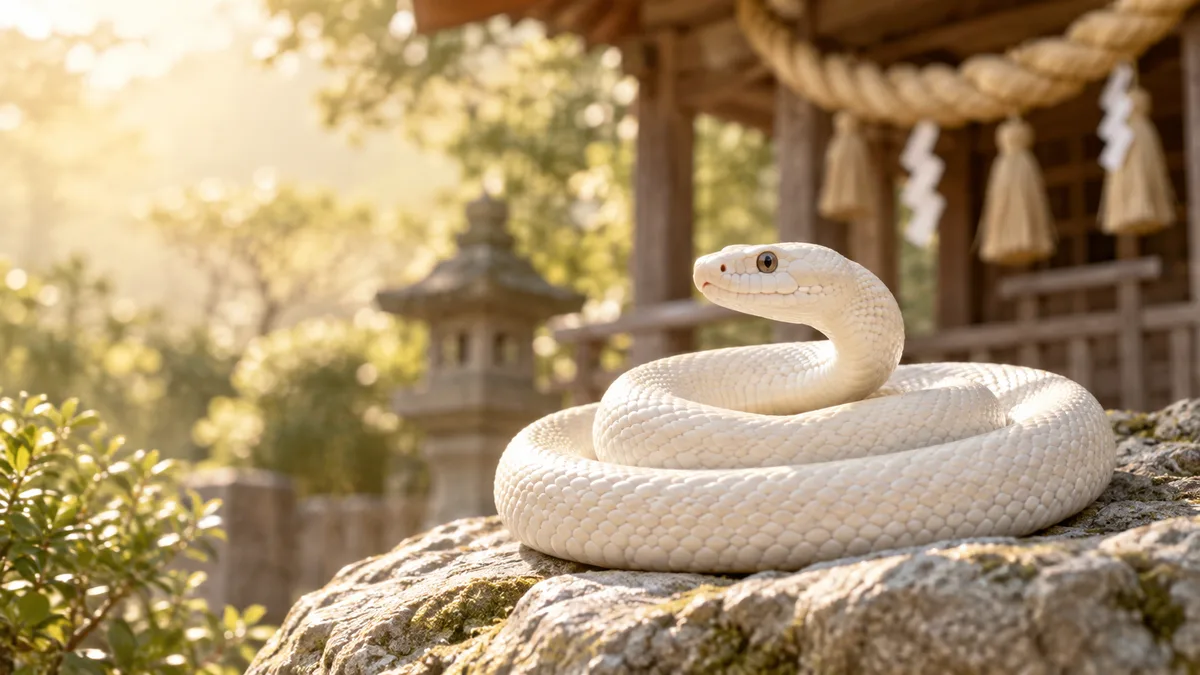 白蛇のイメージ